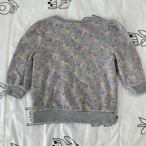 Janie and Jack girls floral sweater